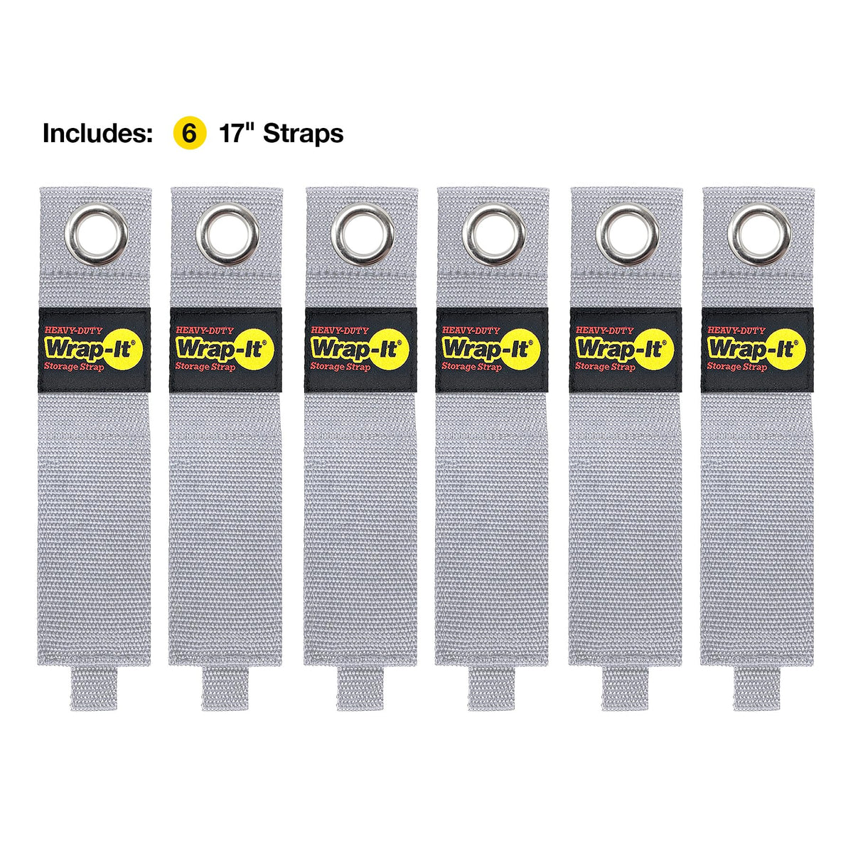 Wrap-It Storage hose storage strap keeps hoses neatly coiled and accessible.