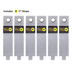 Wrap-It Storage hose storage strap keeps hoses neatly coiled and accessible.