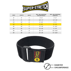 Wrap-It Storage versatile straps for multi-use cord and hose organization.