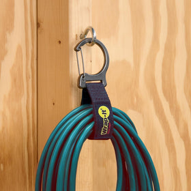 Wrap-It Storage Quick Clips hose storage strap helps tidy garage spaces