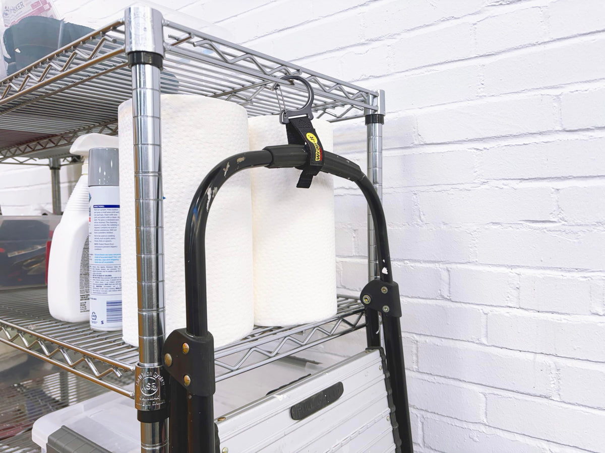 Wrap-It Storage Quick Clips product shot highlighting durable 10-inch straps
