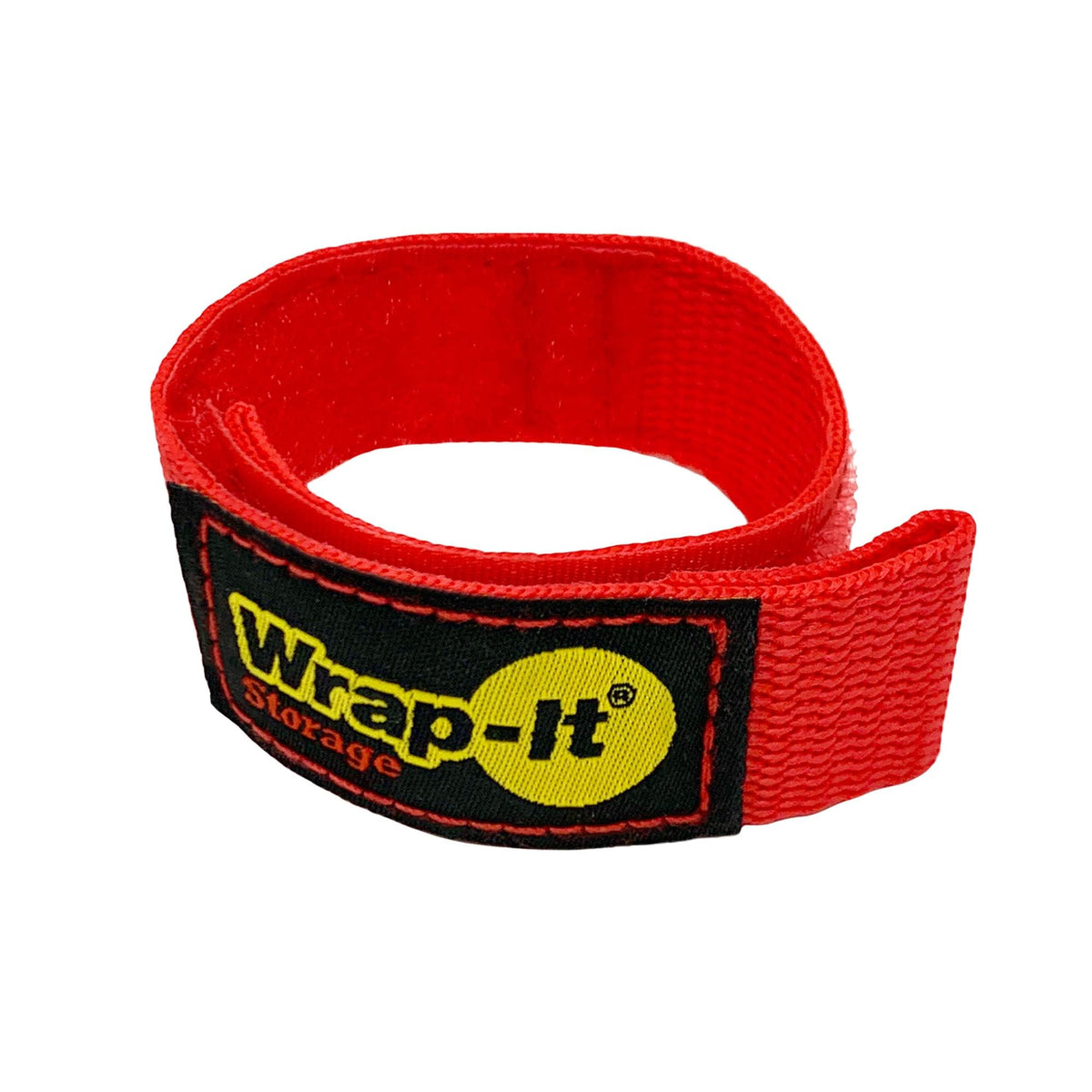 Wrap-It Storage Quick-Strap 9inch red cord wrap for tidy power cords.