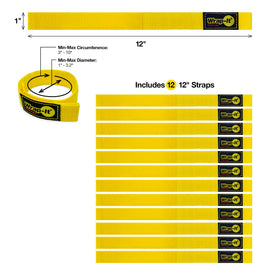 Wrap-It Storage Quick-Straps wrap hoses for clutter-free garage.