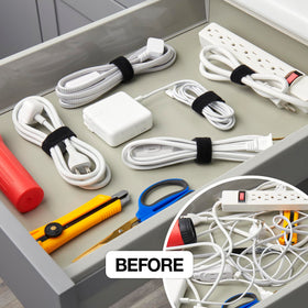 Wrap-It Storage multi-use cord ties suitable for TV and appliances