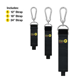 Wrap-It Storage 18-inch strap close-up showing durable webbing and stitching for long-lasting use