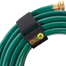 Wrap-It Storage super-stretch 18-inch cinch strap pack for cord organization.
