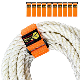 Wrap-It Storage super-stretch strap pack keeps cords organized and accessible