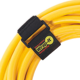 Wrap-It Storage Super-Stretch Strap package shot showing eight 12-inch cinch straps for versatile organization