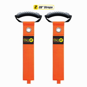 Wrap-It Storage 28-inch strap holds hoses and cords neatly for outdoor use.