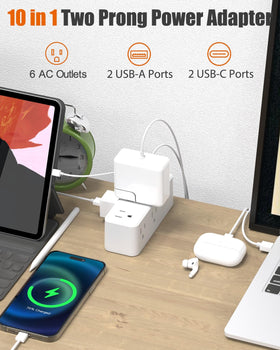 Wrxdmc 10-in-1 charging station powers multiple devices from one outlet.