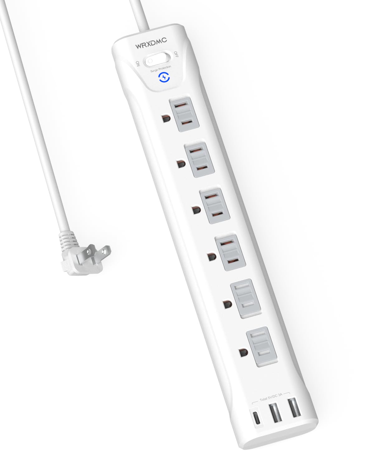 Wrxdmc 2-prong to 3-prong adapter converts outlets safely in older homes.