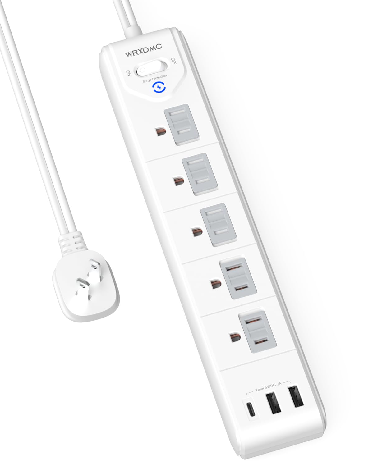 Wrxdmc 2 Prong to 3 Prong Adapter powering non-grounded outlets safely