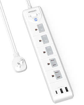 Wrxdmc 2 Prong to 3 Prong Adapter powering non-grounded outlets safely