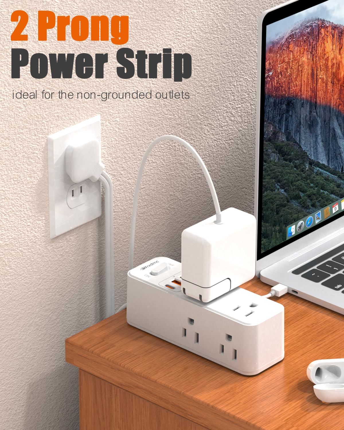 Wrxdmc 45-degree flat plug for slim wall clearance.