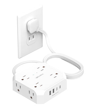 Wrxdmc two-prong to three-prong adapter ready to modernize an old outlet.