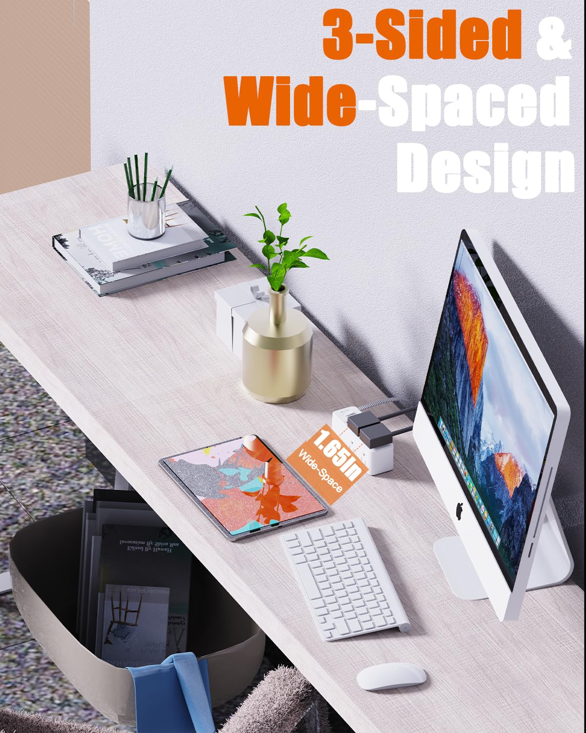 Wrxdmc wall-mountable design for tidy hard-to-reach spaces