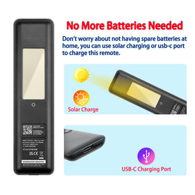 WSHAITE BN59-01432A remote side profile, compact design for easy handheld use.