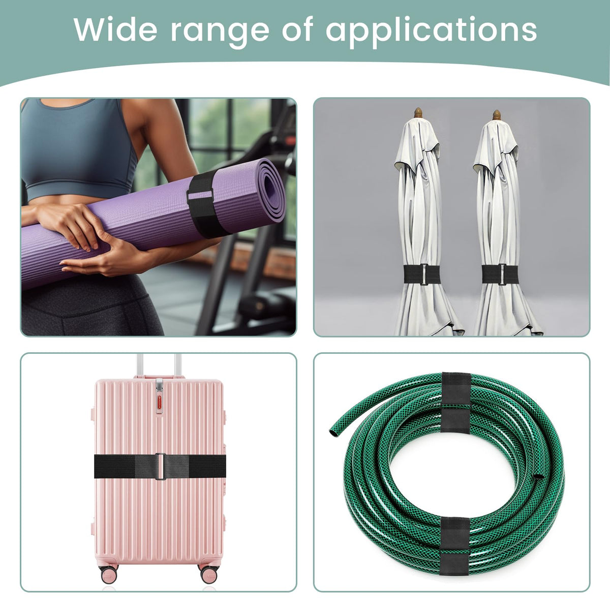 WSZJINB reusable cable straps help keep cables tidy and reusable.