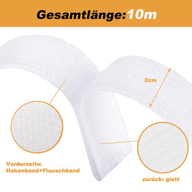 WSZJINB self-adhesive hook-and-loop tape for reusable organization.