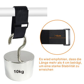 WSZJINB set of varied-size straps suitable for indoor and outdoor cable management.