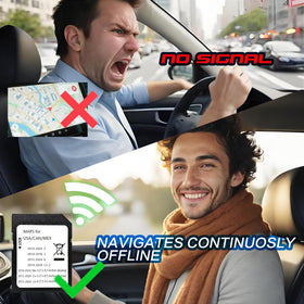 WTEYAR SD card being inserted into Mazda slot, demonstrates simple installation