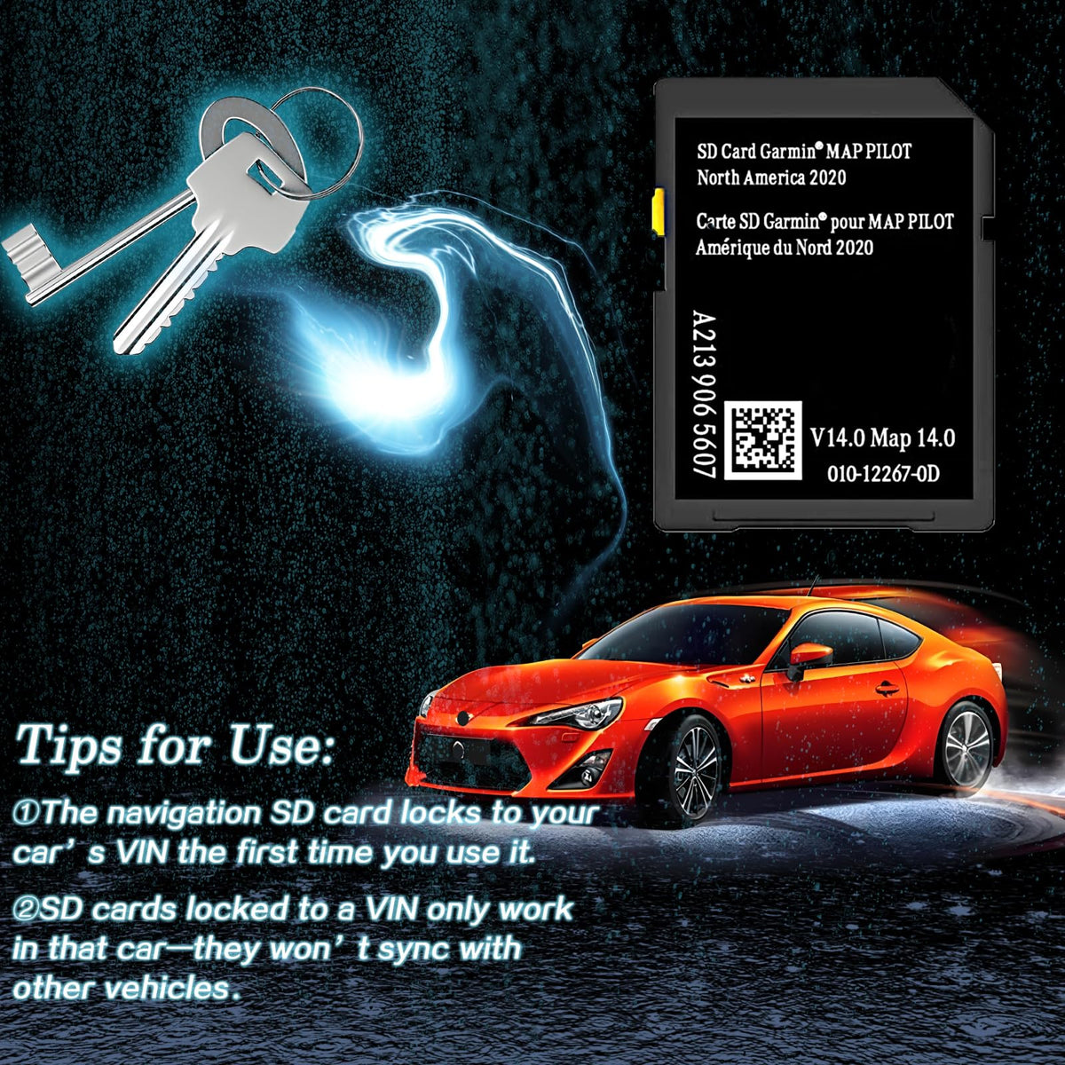 WTEYAR SD card inserted in NTG5 head unit demonstrating easy installation benefit