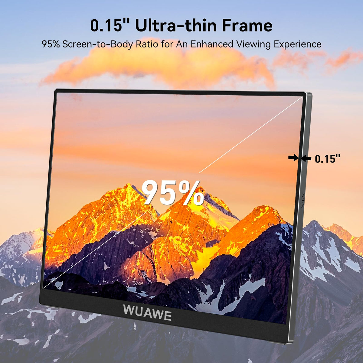 WUAWE side profile highlighting slim, lightweight design benefit