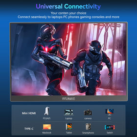 WUAWE HDR and Freesync deliver smooth visuals for gaming and design.