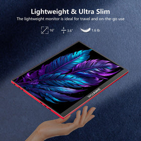WUAWE gift-for-her monitor works with Mac, PC, iPhone, Xbox and PS5 for versatile use.