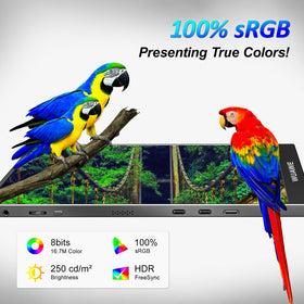 WUAWE 2.5K 144Hz panel enables dynamic scenes with fast motion