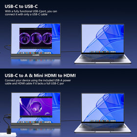 WUAWE ultra-thin 0.3-inch metal body for portable use.