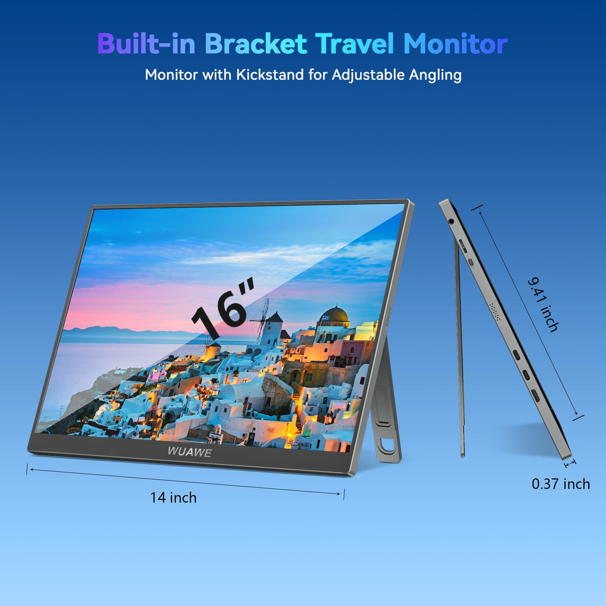 WUAWE ultralight alloy body showcases premium design ideal for campus use.