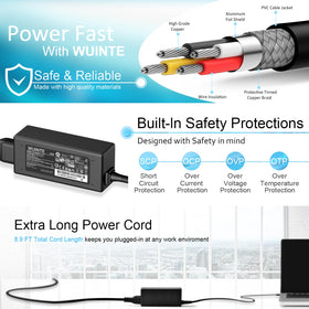 WUINTE HP Chromebook 14 x360 USB-C charger suits portable classroom use.