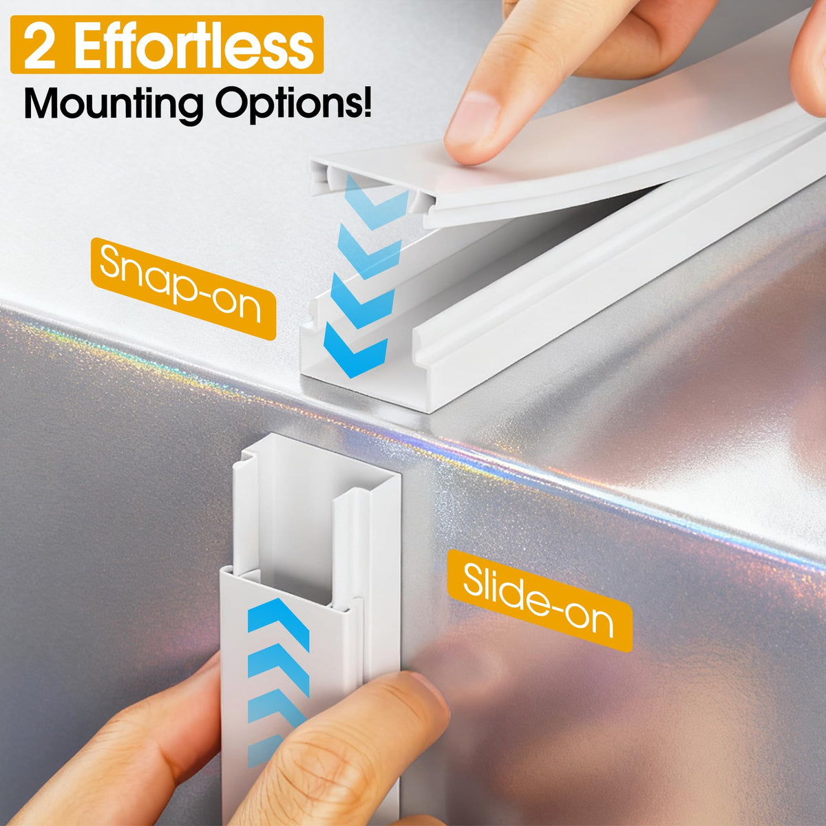 Wuitaouy Cord Hider Wall Trimmable length fits any space.