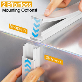 Wuitaouy Cord Hider Wall Trimmable length fits any space.