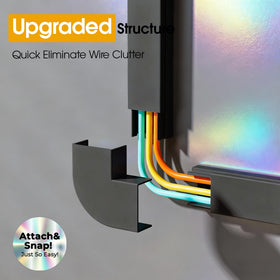 Wuitaouy peel-and-stick cable hider enables tool-free setup