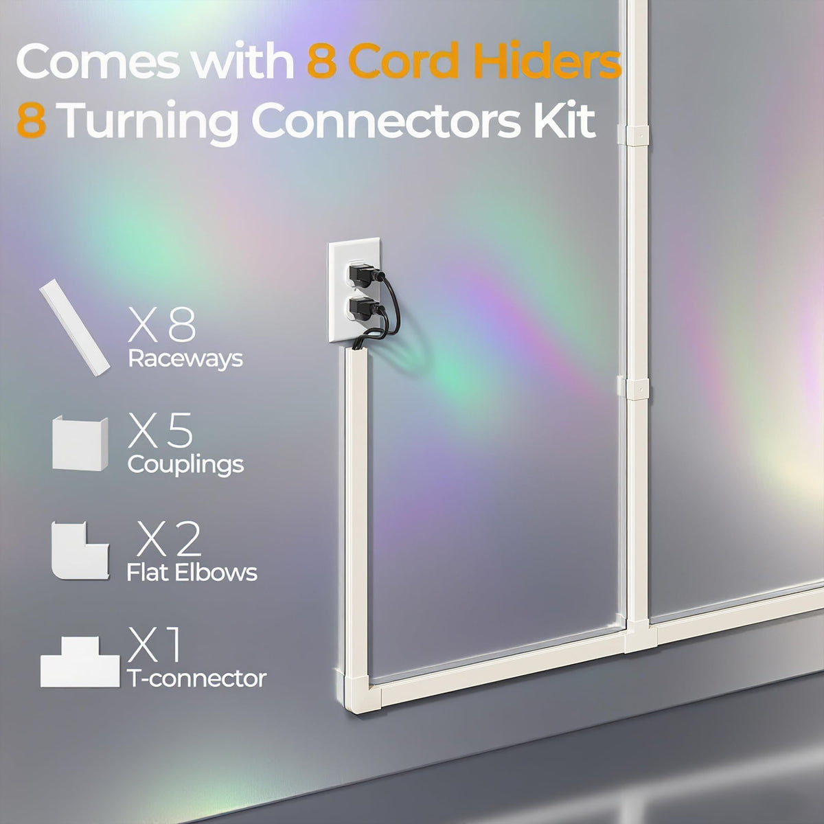 Peel-and-stick install saves time without tools.