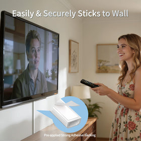 Wuitaouy self-adhesive cable raceway; quick, drill-free mounting.