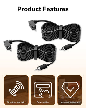 WUKUR included cables come with straightforward installation guidance.