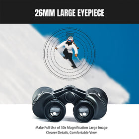 Wulakeo 30x50 binoculars travel case for easy transport