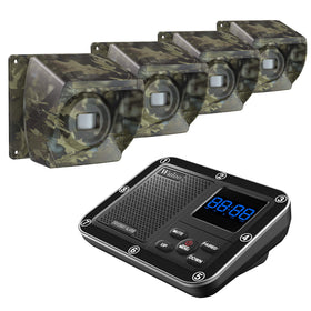 Wuloo camouflage motion sensor detects driveway activity at long range