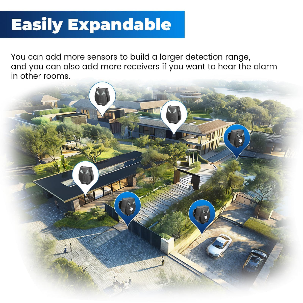 Wuloo weatherproof sensor works in rain or snow