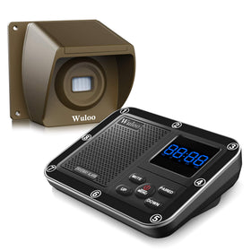 Wuloo front view of receiver and sensor showing quick alerts benefit
