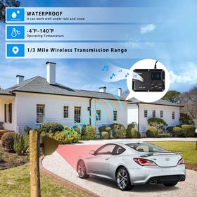 Wuloo sensor close-up showing textured weatherproof housing for durability