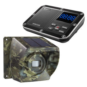 Wuloo Solar Driveway Alarm camouflage sensor detects motion in all weather for discreet monitoring