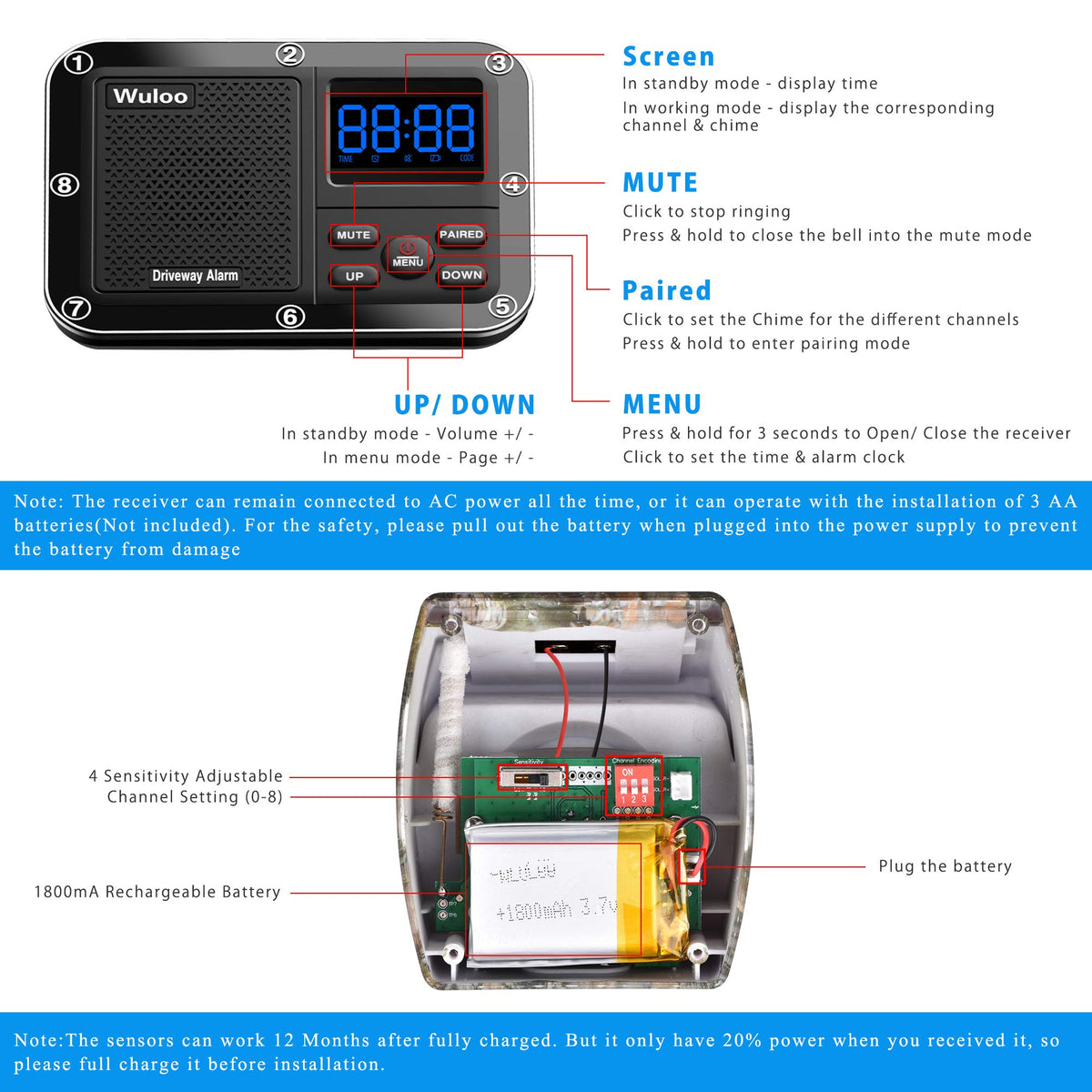 Wuloo easy installation with quick-start guide for immediate use