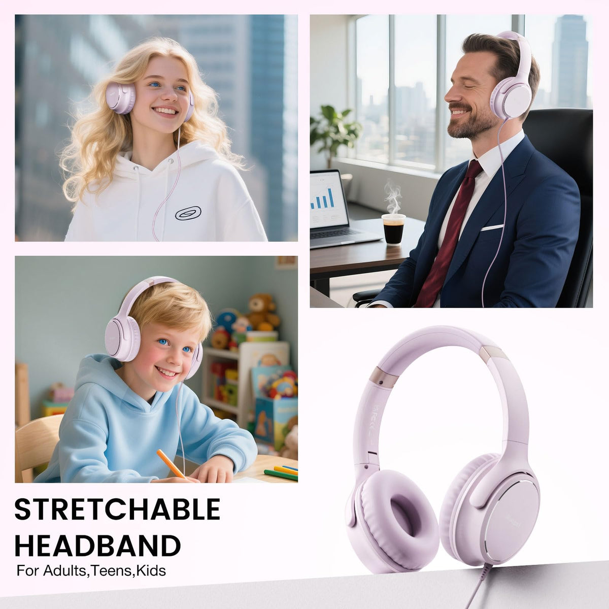 Wuopzf adjustable headband on over-ear headphones for a comfortable fit
