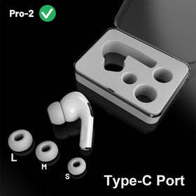 Wusheation A3047 left earbud during travel use, ready to pair.