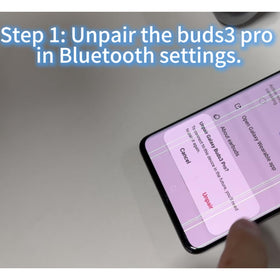 Close-up of Wusheation right ear bud fit for Galaxy Buds3 Pro