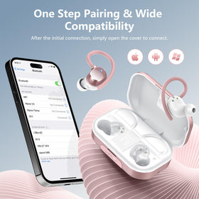 WUYI earhook detail showing ergonomic curve for secure sport fit